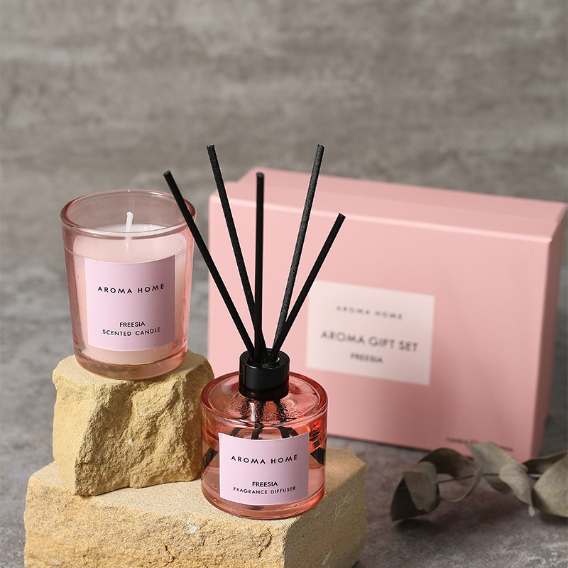 2Pcs Gift Box Set Aromatherapy - огляд і ціна Candle Containers