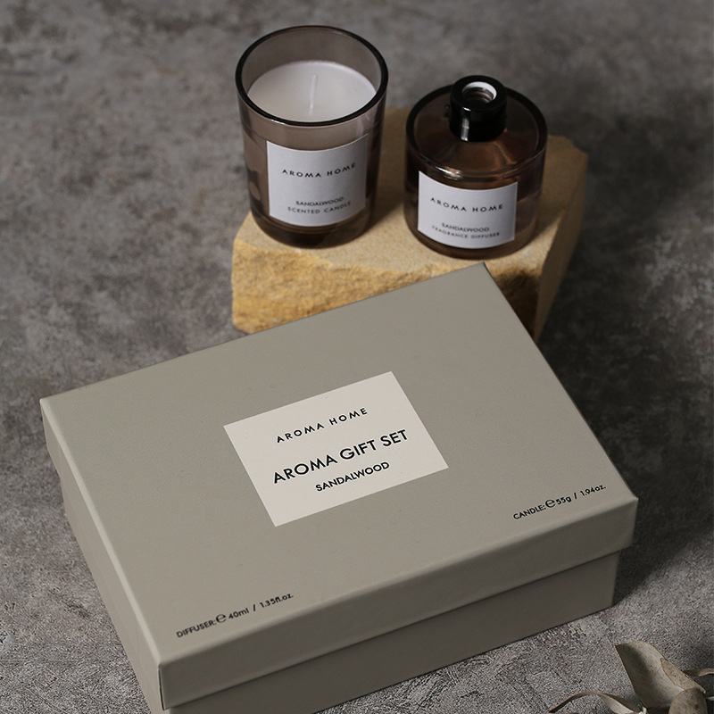 2Pcs Gift Box Set Aromatherapy - огляд і ціна Candle Containers