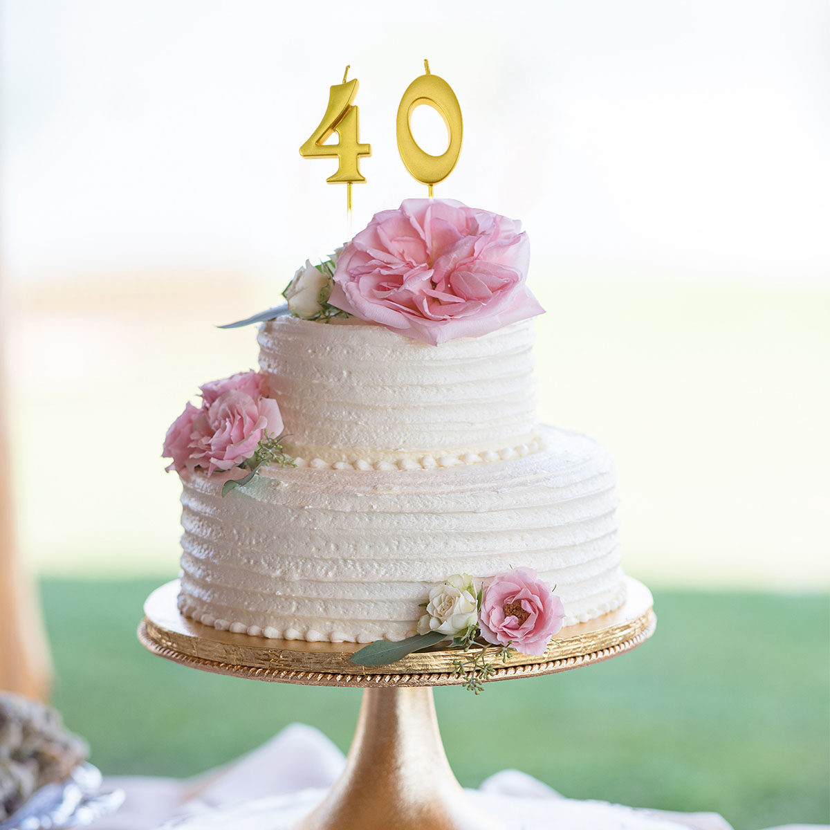 2Pcs Golden Number 40 Birthday - огляд і ціна Paraffin Wax