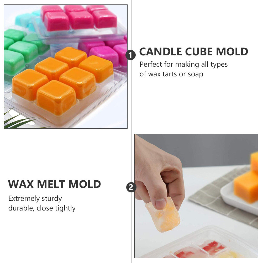 50Pcs Wax Melt Clamshell Molds - огляд і ціна Wax Melts