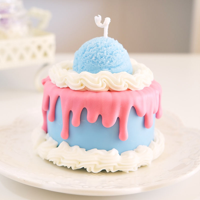 Cake Shape Scented Candles Cre - огляд і ціна Soy Wax